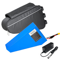 Sac triangulaire souple 48V 52V 60V 72V 30Ah h, batterie étanche en PVC bleu avec BMS 50A 60A 80A 100A pour vélo électrique