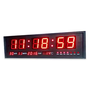 [Personalización] Reloj LED digital para interiores de 3 pulgadas y 6 dígitos, llamada/Conferencia/cuenta regresiva escolar/cronómetro, reloj de pared