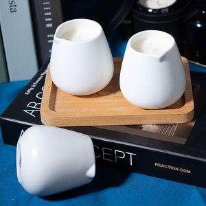 Offre Spéciale personnalisé basse température basse quantité minimale de commande bougie de <span class=keywords><strong>massage</strong></span> de marque privée corps <span class=keywords><strong>sexy</strong></span> avec pot en céramique bec - Product Image 4