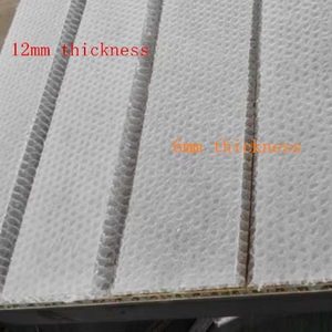 Panel de núcleo de nido de abeja de polipropileno CE PP, borde biselado de 45 grados con superficie no tejida <span class=keywords><strong>para</strong></span> piscina y industria marina - Product Image 4