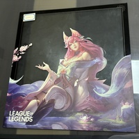 Personnage de dessin animé personnalisé impression UV sérigraphie verre de jeu coloré panneau de couverture en verre trempé