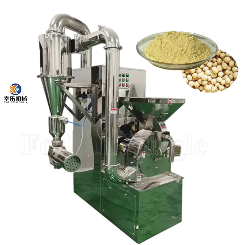 Chili-Mahlzeit Gewürzreinigungsmaschine/Pulverisiermaschine Mahlmaschine automatischer Kurkuma-Zerkleinerer Kakaopulverisierer