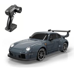 Coche de Carreras a Escala 1:24, Modelo Porsche 911, 4WD, Control Remoto, Derrape, 2.4GHz, Superdeportivo, con Giroscopio, Luces LED, Juguete - Product Image 1