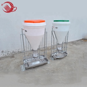 Mangeoire/<span class=keywords><strong>auge</strong></span> automatique en <span class=keywords><strong>plastique</strong></span> sec-humide et en acier inoxydable pour cochon - Product Image 1