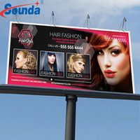 Fabricant chinois, vente en gros de matériaux publicitaires d'extérieur, impression, PVC flexible rétro-éclairé, anti-âge, finition haute brillance, UL94 HB, ignifuge