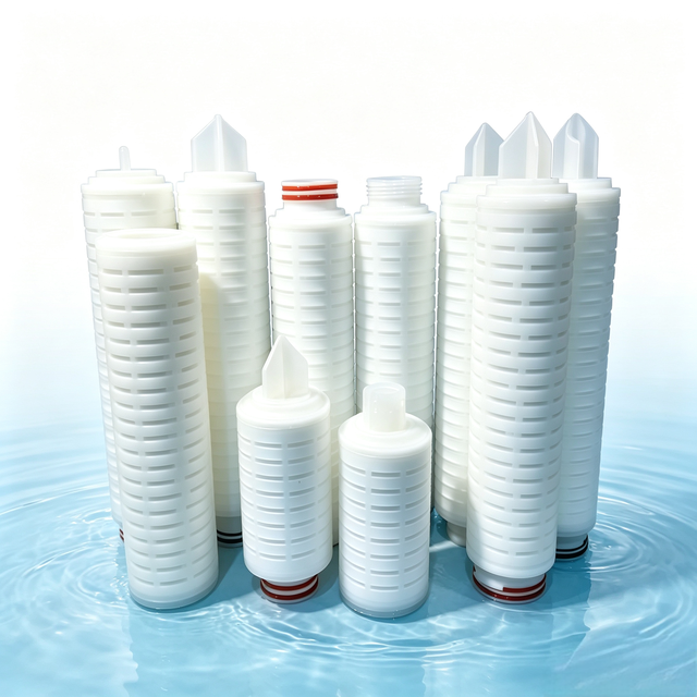 Sterile Pleated Filter Cartridge PES Hydrophilic Membrane for Biopharmaceutical Beverage Production Filtration