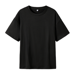 Camiseta Blanca de Algodón y Poliéster, Estilo Vintage, Tejida, Manga Corta, Cuello Redondo, Corte Regular, para Uso Casual - Product Image 2