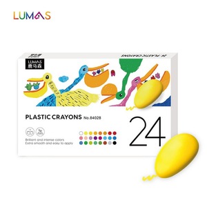 24C岩プラスチッククレヨンセットでカラーボックス