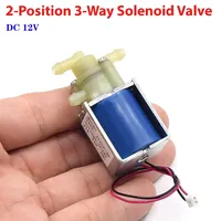 DC 12V JYZSF-4F küçük 2-pozisyon 3-Way elektrik Solenoid vana elektromanyetik hava su vanası meme emme cihazı için özel