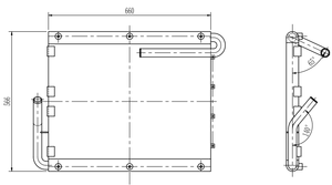 JSY Excavator <strong>Aluminum</strong> <strong>Radiator</strong> Hydraulic Oil Cooling <strong>Radiator</strong> Water Engine Heat Exchanger For Doosan - Product Image 5