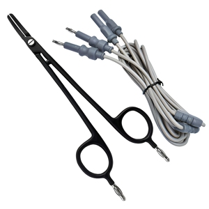 เครื่องมือผ่าตัดทางนรีเวช แบบหนีบหลอดเลือดแดงสองขั้วชนิดไม่ติดกัน รุ่น Bi-Clamp ใช้ซ้ำได้ ขนาด 6.5 นิ้ว, 7.5 นิ้ว และ 8.5 นิ้ว พร้อมเข็มขนาด 4 มม. และสายซิลิโคน - Product Image 1
