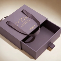 Boîte à bijoux en carton mat avec logo OEM, emballage cadeau, petit coffret pour collier et bague, imprimé, écologique, prix d'usine