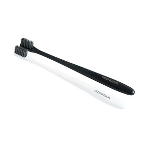 Cepillo de dientes de viaje Gizenmsur, cerdas suaves, negro y blanco, portátil, desechable, para uso de parejas adultas - Product Image 5