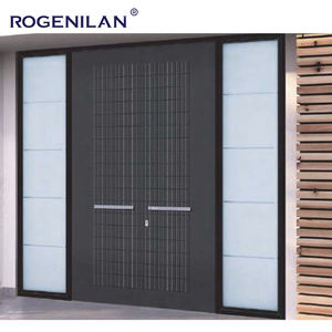 Rogenilan Chine <span class=keywords><strong>Prix</strong></span> <span class=keywords><strong>d</strong></span>'usine <span class=keywords><strong>Porte</strong></span> <span class=keywords><strong>d</strong></span>'<span class=keywords><strong>entrée</strong></span> avant en aluminium Portes extérieures de sécurité multi-serrures intelligentes pour l'extérieur - Product Image 3