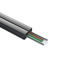 Câble de branchement extérieur FTTH à 4 fibres optiques GJXH G657A avec gaine LSZH – Prix le plus bas