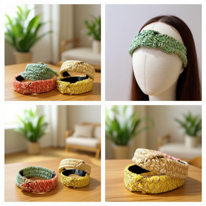 Fascia per Capelli a Forma di Fiore con Clip e Nodo, Accessorio Moda per Capelli da Donna - Product Image 3