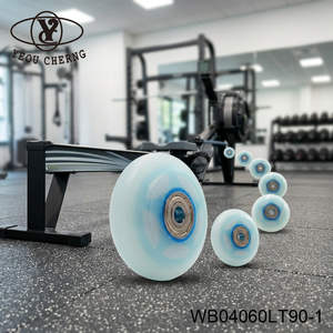 Roue de Rameur Intérieur à Usage Commercial 60mm PU avec Roulement à Billes WB04060LT90-1 Yeou Cherng - Product Image 1