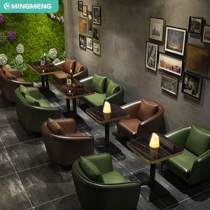 Muebles Modernos para Bares y Restaurantes, Diseño Comercial para Clubes Nocturnos, Bancos y Sofás con Paneles de Madera para Diseño de Interiores - Product Image 2
