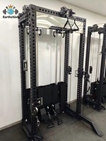 Appareil de musculation multifonctionnel avec tirage latéral / croisement de câbles, machine à sélection de charge par broche – Prise en charge de la taille personnalisée