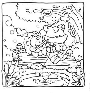 Libro <span class=keywords><strong>para</strong></span> Colorear Personalizado al por Mayor, Diseño de Animales de Dibujos Animados, Cubierta Suave, <span class=keywords><strong>para</strong></span> Compradores Comerciales, A0059 - Product Image 4