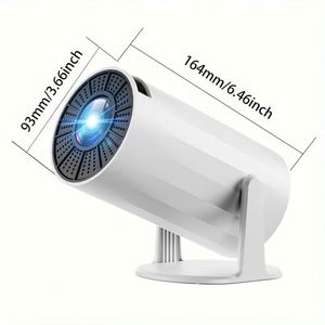 Proyector Portátil con WiFi y Bluetooth, Compatible con 4K 1080p, Proyector de Películas para Interiores/Exteriores con Sistema de Video - Product Image 4
