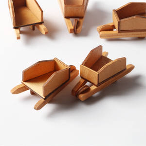 Maison de poupée 1:12 chariot <span class=keywords><strong>en</strong></span> <span class=keywords><strong>bois</strong></span> <span class=keywords><strong>Miniature</strong></span> nourriture jeu Mini ornements - Product Image 1