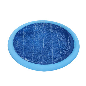 Pet Inflatable Spray Pool 170Cm Round Water Play Mat For Dogs Outdoor Cooling Splash Pad - Product Image 5