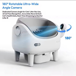 OEM Intelligent Automatic <b>Cat</b> <b>Litter</b> Box with ABS Material Full Open Design for Deodorization & Purification - Product Image 5