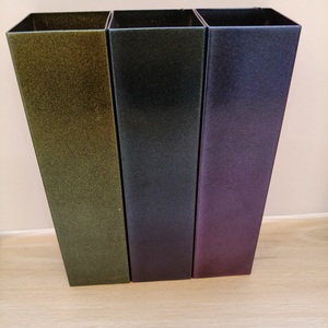 Pintura de revestimiento de poliéster en polvo rojo metálico con ilusión cromada de doble capa superbrillante para llantas de muebles de Metal, pintura en aerosol - Product Image 4