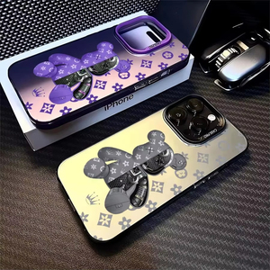 Funda Protectora para Teléfono con Diseño de Oso <span class=keywords><strong>Robert</strong></span>, para iPhone 16e, 16 Pro Max, 15, 14 Plus, 13, 12 Mini, 11 Pro, de Silicona, a Prueba de Golpes, Moderna y Bonita - Product Image 4