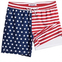 Short de bain 2-en-1 pour homme, 7 pouces, séchage rapide, avec doublure de compression, cordon de serrage à la taille, poches zippées, pour la plage et l'entraînement