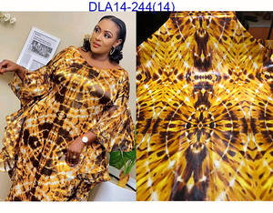 Super qualité africain bazin riche tissu brillant doux bazin <span class=keywords><strong>brocart</strong></span> mode imprimé garder brillant tissu - Product Image 2