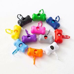 Dispensador de Bolsas para Desechos de Mascotas con Forma de Hueso para Perros y Gatos, Soporte Esmerilado para Bolsas de Excrementos y Accesorio de Limpieza - Product Image 2