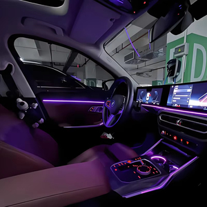 Luci Ambientali a LED per Interni Auto Symphony per <span class=keywords><strong>Audi</strong></span> <span class=keywords><strong>Q3</strong></span> 2019-2023, <span class=keywords><strong>Accessori</strong></span> Striscia Luminosa Atmosfera 28 Luci RGB - Product Image 5