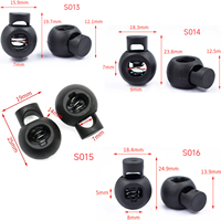 Federkordelstopper, runder Kordelverschluss, Einzelloch 8mm, individueller Kunststoff-Federkordelstopper, strapazierfähig