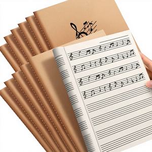 Cahier d'exercices de musique à espaces larges pour débutants en piano et en musique, papier professionnel à grands espaces pour partitions - Product Image 2