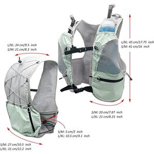 Gilet de course à pied imperméable avec rangement, sac à dos de cyclisme, hydratation, sac de course à pied personnalisé pour moto, alpinisme, montagne, extérieur - Product Image 4