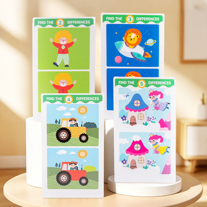<span class=keywords><strong>Gioco</strong></span> di Carte Trova le <span class=keywords><strong>Differenze</strong></span> per Bambini, <span class=keywords><strong>Gioco</strong></span> da Tavolo per Allenare la Concentrazione dei Bambini, Giocattolo Educativo Interattivo Genitore-Figlio - Product Image 3