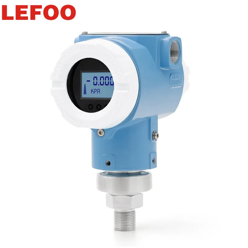 LEFOO 4-20ma Hart Output Liquid Gas Steam IP67 Gauge Absolute Pressure Sensor Monocrystalline Silicon Pressure Transmitter