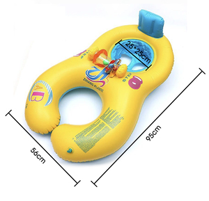 ห่วงยางลอยน้ำสำหรับเด็กแบบอินเทอร์แอคทีฟสำหรับเด็กทารกและผู้ใหญ่ทนทาน - Product Image 6