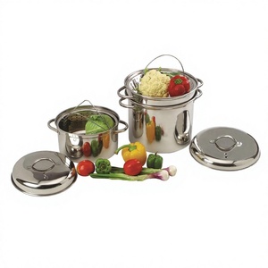 Vaporizador de Pasta de acero inoxidable 6QT, anillo con tapa de vidrio - Product Image 1