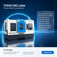Tour à lit incliné robuste de haute qualité TCK40 TCK56 TCK50 GSK CNC pour opérations de tournage, perçage et taraudage