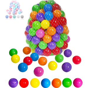 Manufacture Thicken PE Colorful Cheap Playground <b>Ball</b> Pit <b>Balls</b> Soft Plastic Anti-flexible Ocean <b>Balls</b> for <b>Pool</b> - Product Image 1