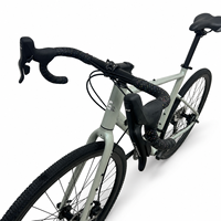 Vélo de gravier 700C 14 vitesses avec freins à disque, cadre en alliage d'aluminium léger, idéal pour les trajets quotidiens, l'aventure, les sentiers, la ville et la conduite urbaine