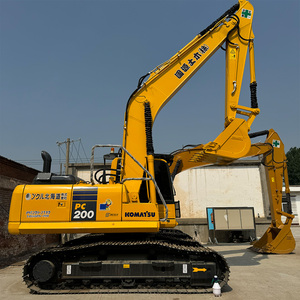 Excavadora de cadenas usada Komatsu PC200-8 original de 20 toneladas, casi nueva, con certificación EPA y CE, modelo PC200 200-7, de segunda mano, con cabina con aire acondicionado. - Product Image 3