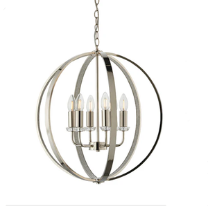 로비 조명 크리스탈 램프 용 6 E14 40W MAX 크리스탈 샹들리에 조명 - Product Image 6