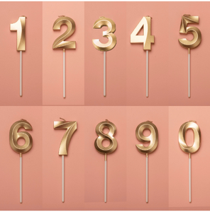 เทียนโอเปร่าเฮ้าส์แบบเก่าสำหรับวันเกิดวันฮาโลวีนปีใหม่สีเงินสีทองสำหรับอบเค้กตกแต่งอุปกรณ์ปาร์ตี้ - Product Image 5