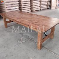 Table pliante en bois de haute qualité pour enfants, idéale pour les fêtes et les repas à la ferme