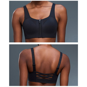 <span class=keywords><strong>Soutien</strong></span>-<span class=keywords><strong>gorge</strong></span> de <span class=keywords><strong>sport</strong></span> <span class=keywords><strong>pour</strong></span> femme Roregal à haute intensité, réglable, avec bretelles serrées, sexy, fermeture éclair sur le devant, à fort impact, <span class=keywords><strong>pour</strong></span> le fitness et le yoga - Product Image 2