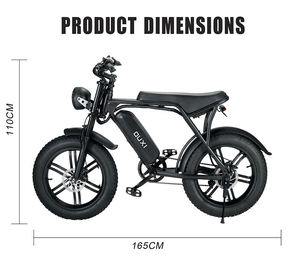 Nouveauté 2025 Vélo Électrique à Double Batterie, 20 Pouces, Pneus Larges - Product Image 4